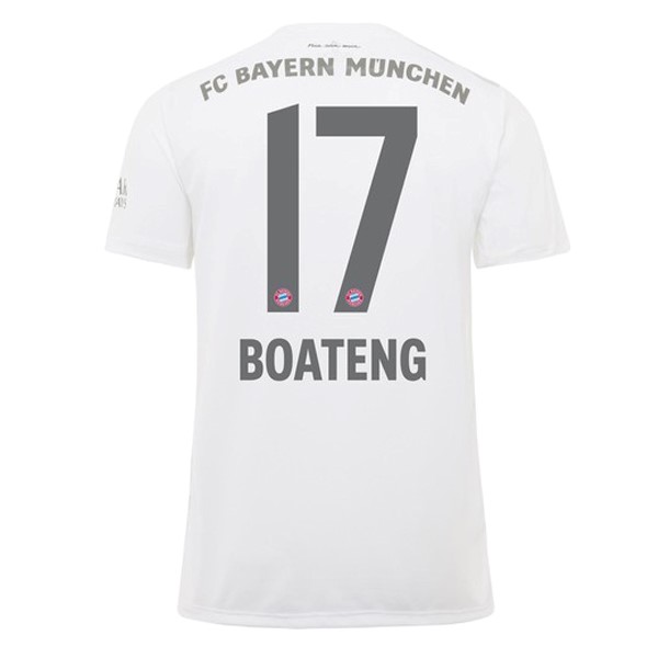 Camiseta Bayern Munich NO.17 Boateng 2ª 2019-2020 Blanco